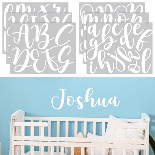 Boao White Letter Wall Decal Kit
