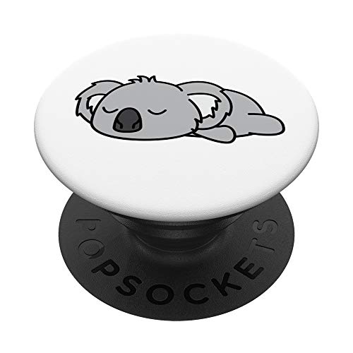 Cute Lazy Koala Funny Gadget for Kids and Adults PopSockets PopGrip: Swappable Grip for Phones & Tablets