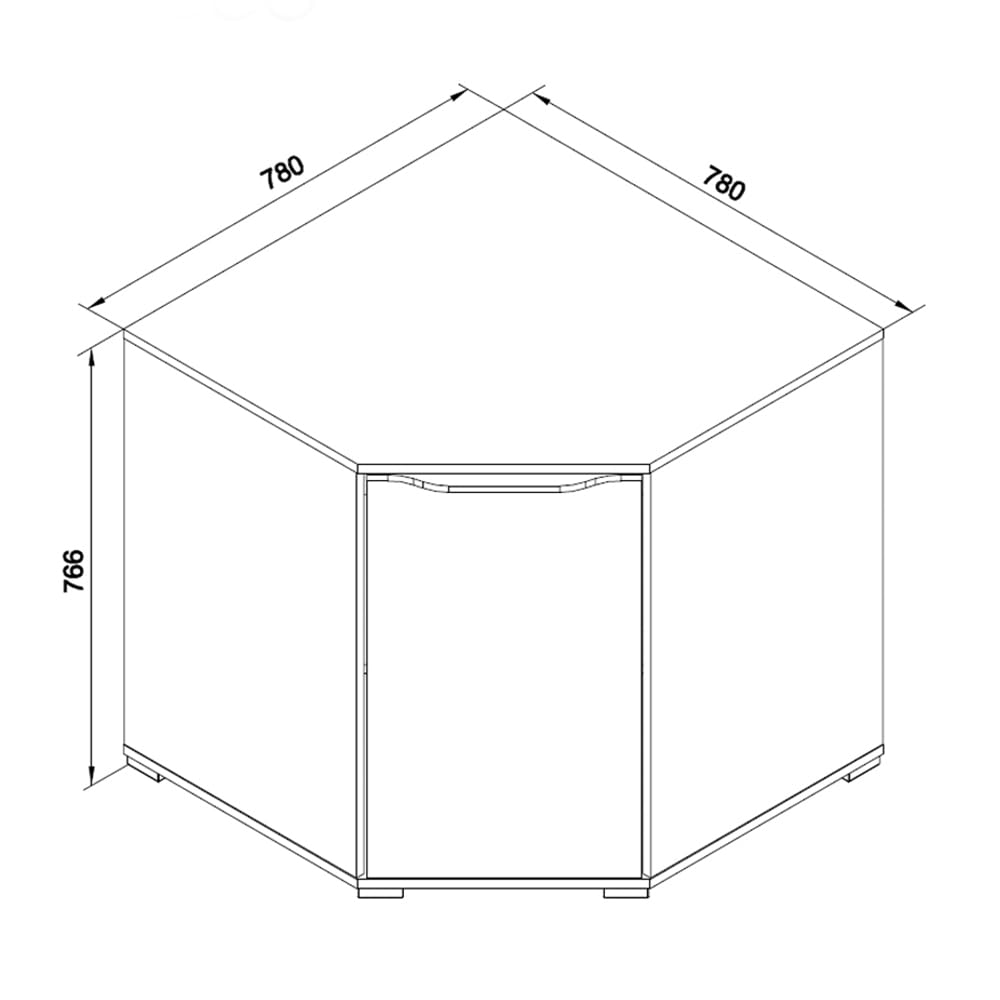 Vicco Kommode Ruben, Weiß, 78 x 76.6 cm, zur Aufbewahrung von Kleidung und Textilien geeignet