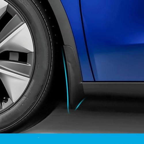 Garde-boue auto Tesla Model Y 2024 bavettes protection noir mat Juniper - 5