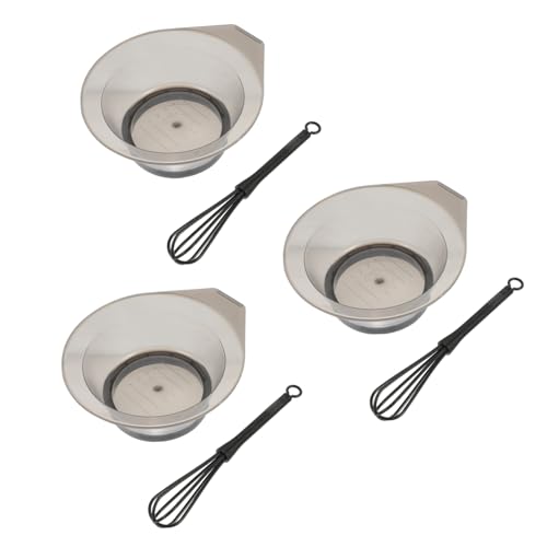 VINTORKY Hair Dye Bowl Set 2pcs Stirring Sticks Hair Coloring