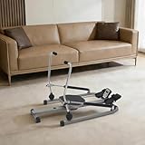 Rameur hydraulique en acier pour fitness, pliable, rameur pour la maison avec écran LCD, capacité de charge maximale de 120 kg, appareil d’entraînement par rameur pour l’entraînement complet du corps