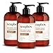 Soapbox Liquid Hand Soap, Coconut Milk & Sandalwood, Moisturizing Hand Wash for Kitchen and Bathroom, 12 Ounce Pump Bottles (Pack of 3)