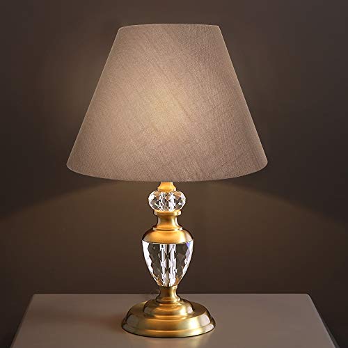 Tootoo Star Double 7X14X9 Inch Fabric Natural Linen Cone Barrel Hand Craft Medium Lamp Shade Set Of 2, Lampshade For Floor Table Lamp,Spider For Lamp Has Harp (Brown) #TOP7