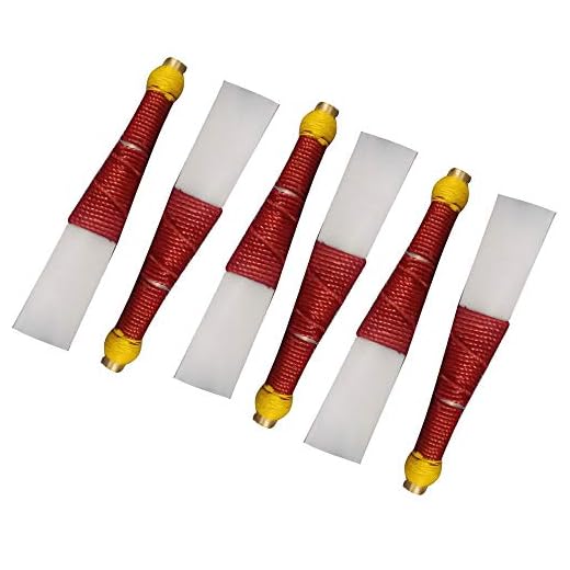 Gaita práctica Chanter sintáctica plástico varillas de 6 pcs Reed