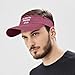 Grouchy Potato Club Hiking Vintage Caps for Mens Fashionable Visor Hat Deep Rose