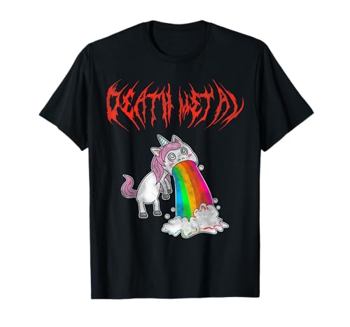 Festival De Métal Metalhead Licorne Death Metal Metalcore T-Shirt