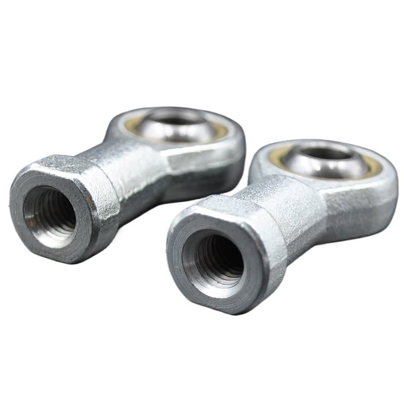 1Pc Rod End Bearing 5mm 6mm 8mm10mm Male Female SA SI T/K Ball Right Left Threaded Self-Lubricating Joint Rod Ends Bearings(SA10 10mm,Left Thread)