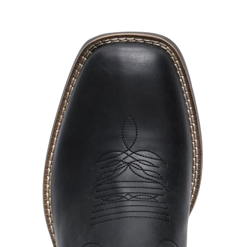 Image of IUV Cowboy Boots For Men with Wide Square Toe Western Retro Boot