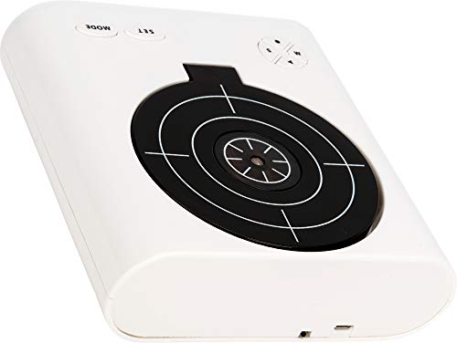 Evike Gun and Target Recordable Alarm Clock (Color: White)