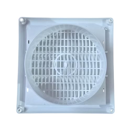 Image of CAMCASA 6-Inch Cowl Cover for Chimney /Exhaust /Vent Pipe - Anti-Pest Rain Guard Cap for Duct Outlet | Square Air Vent Cap | Fan Duct Cover for Kitchen /Bathroom (Semi Open)