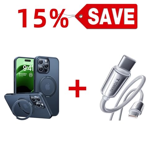 TORRAS USC C to USB C Cable & Magnetic Case — Buy Together to Save 15%