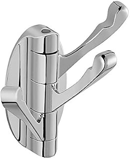 L&HM Swivel Hook/Clothes Hanger/Coat and Hat Hook Wall Mounted Solid with Swing Arm Triple, Rotatable 180 Degrees Elegant Style Decor Stainless Steel for Bathroom Kitchen Garage
