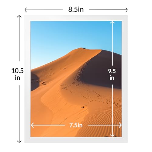 Image of LaVie Home 8x10 Picture Frames Set of 12,Frame for 8x10 Pictures,Photo Frames for Wall Mounting or Table Top Display,White