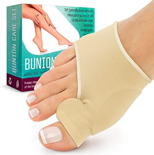 Orthopedic Bunion Corrector for Women and Men - Gel Toe Separator Bunion Splint - Big Toe Straightener Hallux Valgus - Toe Brace for Bunion Day Night Support
