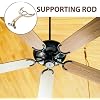 DOITOOL Replacement Ceiling Fan Blades Arms: Bronze Finish Ceiling Fan Blades Arm Bracket for Replacing to Keep It Works Well
