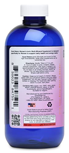 Good State Ionic Woman | Women's Liquid Ionic Multi Mineral | Vegan | Dietary Supplement | 15 Different Minerals (8 Oz.) #TOP2