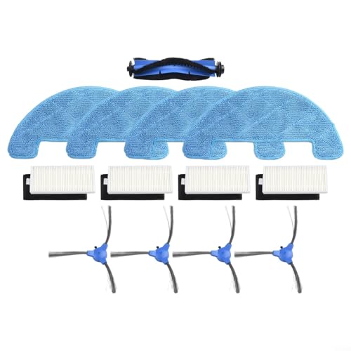 Vacuum Cleaner Accessories Kit for Coredy R550 R600 R650 R750 R3500S & PVCR 1226 3200, Includes Rolling Brush, Side Brushes, Filters and Mop Pads