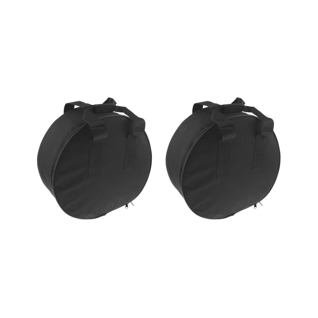 40,6 cm große Tragetasche für Fotografie, Beauty-Geschirr, Schaumstoffpolsterung, schützende Reisetasche, 2er-Set (schwarz), Show Description