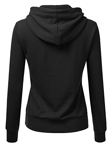 DOUBLJU Basic Lightweight Pullover Sweater Top Essential Comfy Casual Hoodie Sweatshirt for Womens Clothes with Plus Size