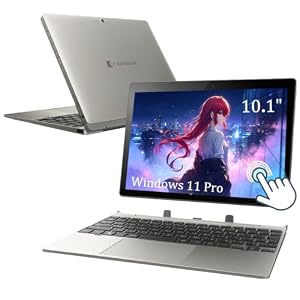Toshiba Dynabook K50 2-in-1 touchscreen-laptop, 10,1 inch (1280 x 800), Intel Celeron N4020, 4 GB RAM, 64 GB eMMC, Japans QWERTY-toetsenbord, Windows 11 Pro (vernieuwd)