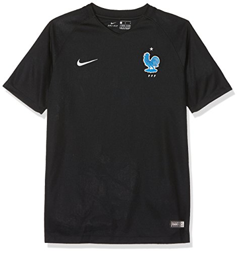 NIKE Kids France Stadium Away Jersey Kids France Away Jersey - Black, X-Small - 122/128 cm