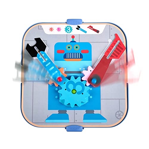 Hape Groovy-Go-Round Gears Playset for Kids 3Y+ - Educational Toy with Moving Parts, Storage Case Included - Image 3