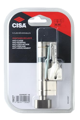 Cilindro CISA Expert 10 con botón de 30+60 mm: soluciona tu seguridad 4