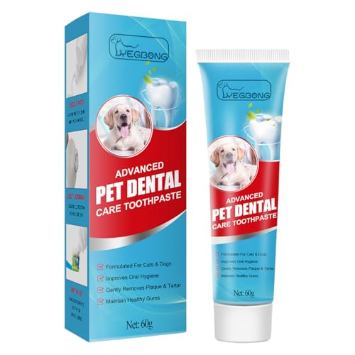 dPois Dog Dental Toothpaste Fresh Breath for Dogs Puppies Pet Oral Care Type A One Size