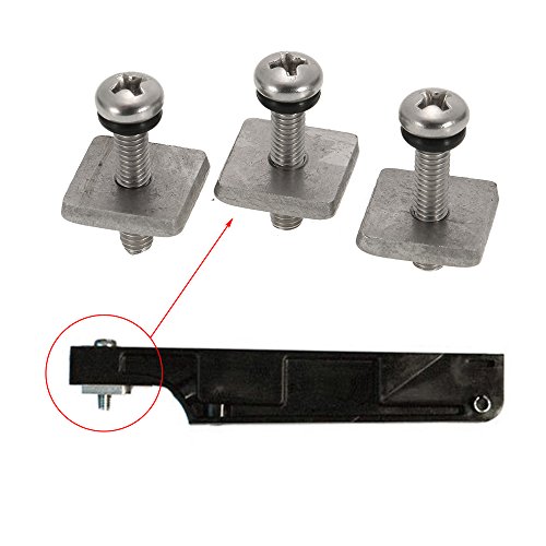 Parafusos, Andoer 3 Prancha de surfe de aço inoxidável universal longboard fin parafuso kit de subst