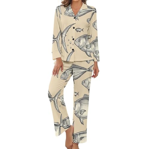 Pyjama confortable grande taille pour femme, ensemble d'été anti-serrage