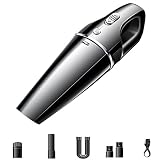 Lotvic Handstaubsauger 20000Pa, Handstaubsauger Akku Mit HEPA Filter, 120W Kabellos Autostaubsauger Mit 2000mah Batterien,handsauger akku für den Auto, Haus, Küche, Tierhaare