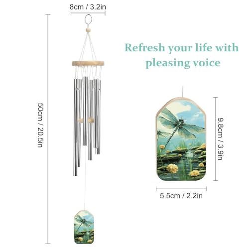Carillon éolien libellules de haute qualité pour jardin