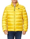 nylon basico lucido Blauer Giubbini Corti Imbottito Piuma Giacchetto, 237 Mango, 2XL Uomo