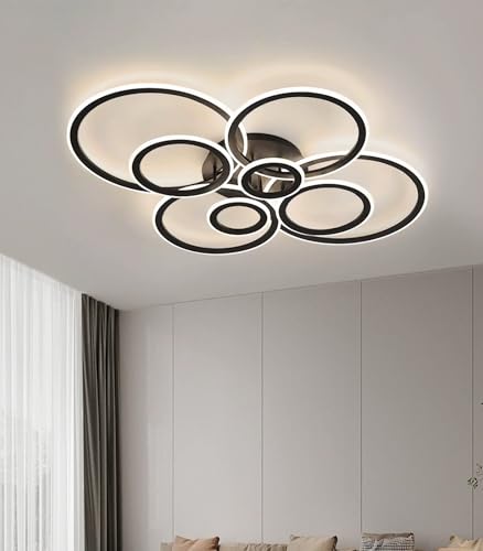 Lustre moderne salon chic avec intensité variable LED
