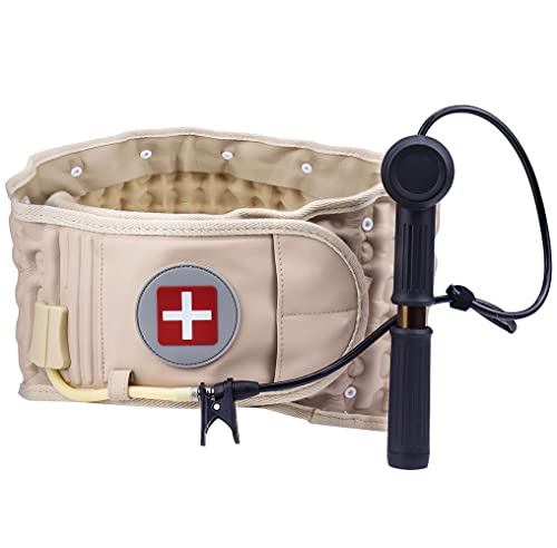 RJHH Cinturón Trasero De Descompresión De La Descompresión De Aire Espinal Lumbar - Alivio De Dolor De Espalda Baja, Una Talla para 29 Pulgadas A 51 Pulgadas De hasta 51 Pulgadas Cover