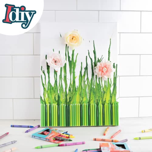 IDIY Unwrapped Bulk Wax Crayons (Pre-sorted 313 ct, 24 colors, 13 Each)-No Paper, ASTM Safety Tested For Kids, Teachers, Art Classroom, Back To School Supplies, Drawing Melting Craft Project - Thumbnail 6