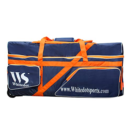 Image of Whitedot Players Polyester Cricket Kitbag, Size (Large), Navy Blue