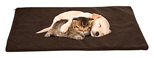 PETMAKER Small/Medium Self Warming Thermal Crate Pad-25x18-Chocolate