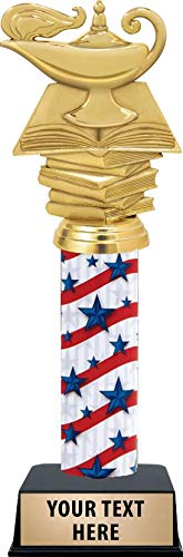 Reading Trophies, 11" Education Trophy for Kids, Academic Awards, Reading Prizes Prime