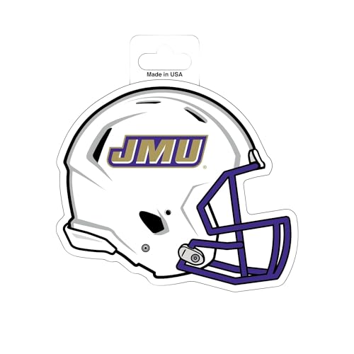Rico Industries NCAA James Madison Dukes 4.75" x 5" Shape Cut Helmet Decal