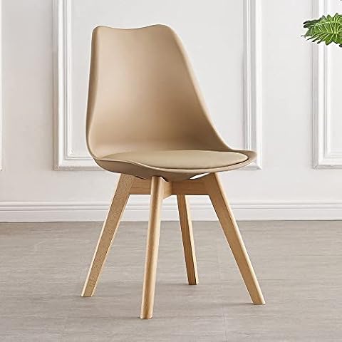 P&N Homewares Dining Chair, Vanilla, One Size Cover