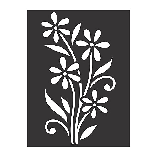 Itsy Bitsy®Stencil Flower W/Stem | 18.5 X 24.5 cm | Pack of 2
