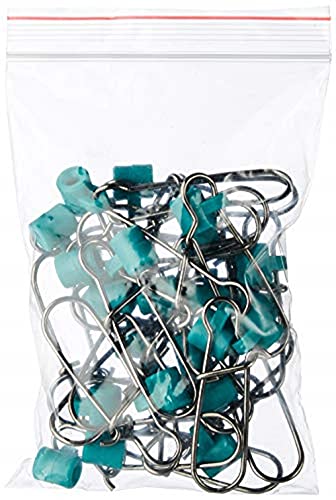 image for OKVYN 10/ Packs Fishing Line Sinker Slide with Duo Lock Snap Heavy Dut