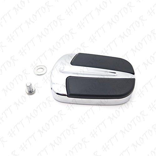 Coussinet de pédale chromé grand format pour moto custom FLS/FLTRX