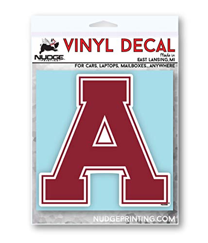 Image of Collegiate NCAA Car Decal Made from Premium Weatherproof Vinyl (ALMA College A)