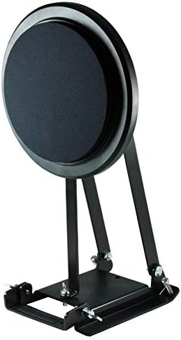 LOW-NOISE BASS DRUM PRACTICE PAD - 10" Drum Kick Pad For Training - Bass Pedal Pad For Natural Rebound Feel - Real Feel High-Density Rubber - DRUMTOP 1000