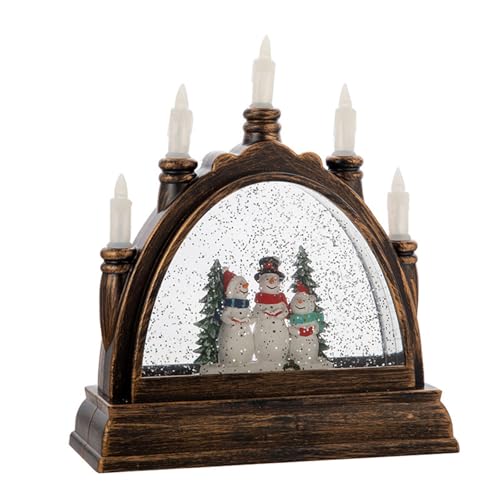 QIYUDUOLA Festival Crystal Lamp for Christmas Soft Glowing Home Decoration for Holiday Collector Daily Use