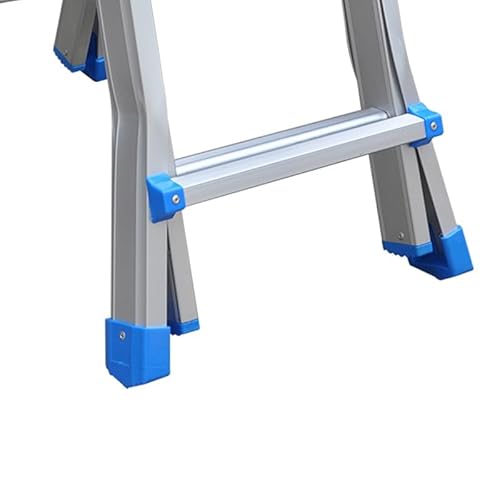 Miniatura 9 de Treppe Escalera Articulada Plegable Telescópica Multifunción Aluminio 4x3 Escalones 2,86m