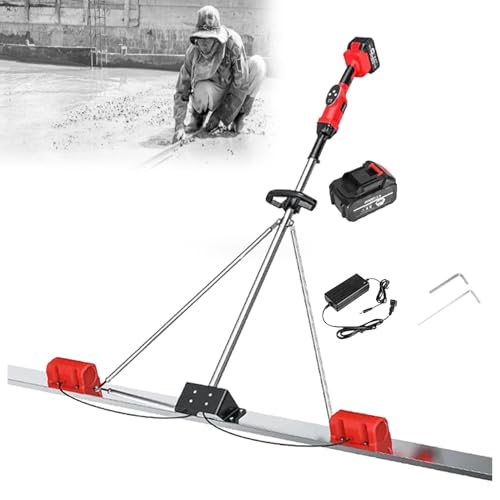VzxCrue Kit Vibrante per Massetti in Calcestruzzo Kit Vibrante per Massetti in Calcestruzzo Alimentato A Batteria per Pavimentazioni in Calcestruzzo 1Batteries-2M